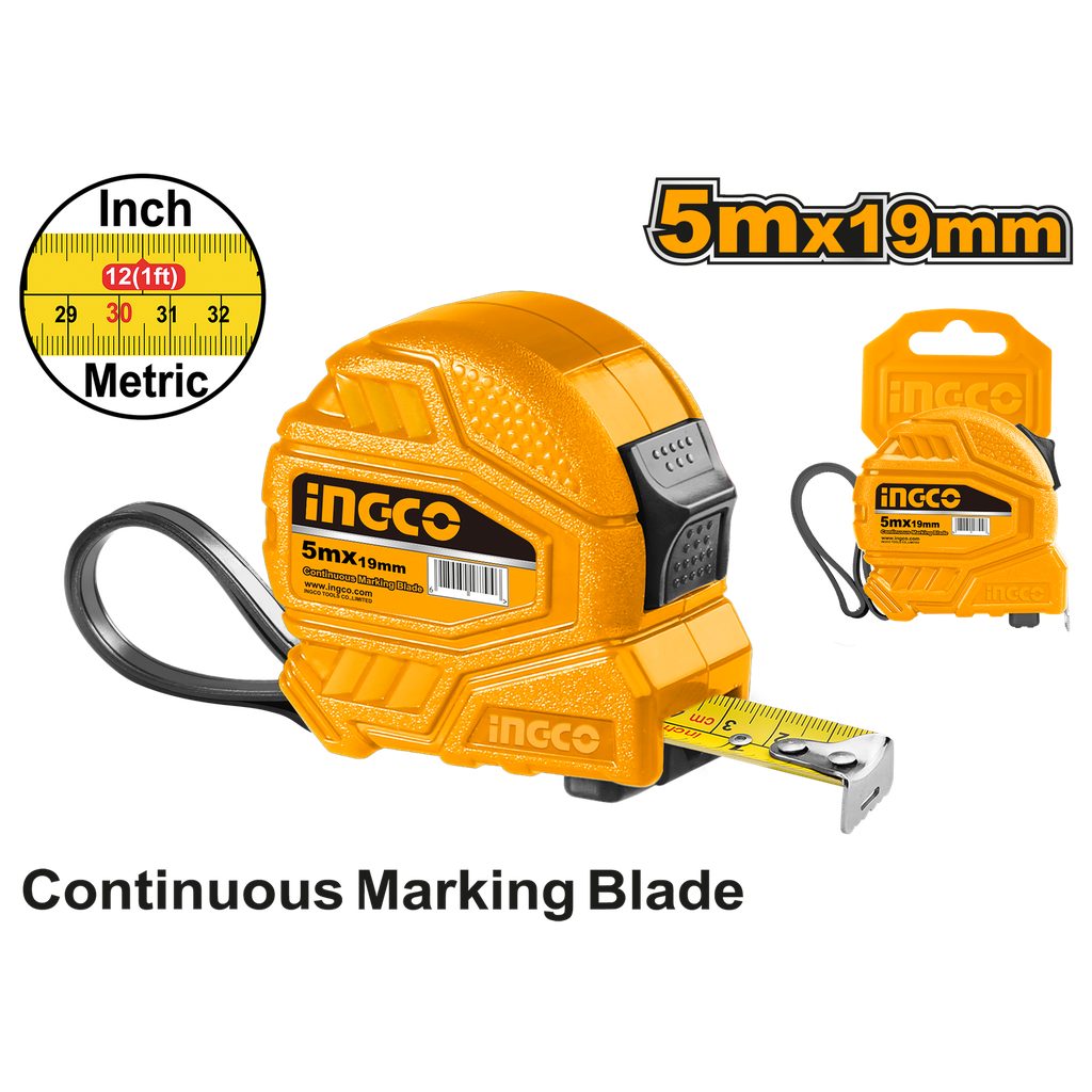 HSMT26519 STEEL MEASURING TAPE 5M (PROMO)