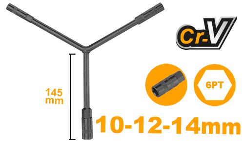 HYSW101214 Y-TYPE SOCKET WRENCH 10,12,14mm